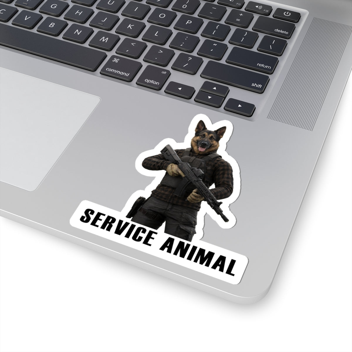 Service Animal German Shepherd Sticker