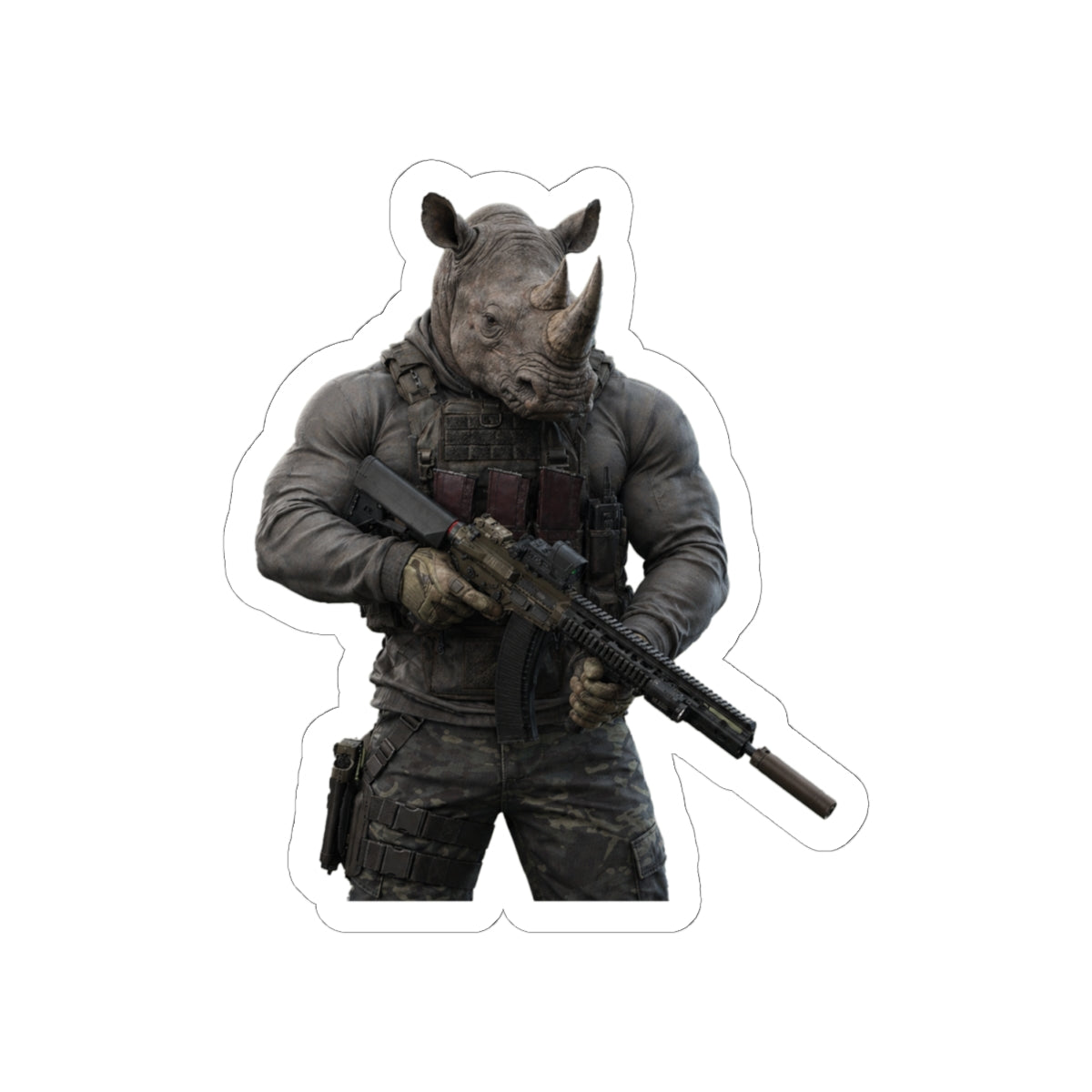 Rhino Operative Sticker