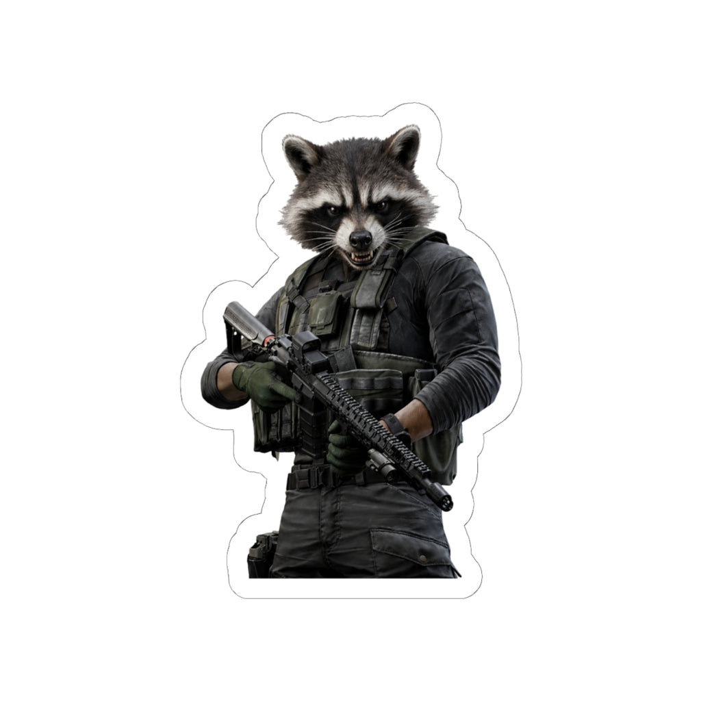 Raccoon Operative Sticker