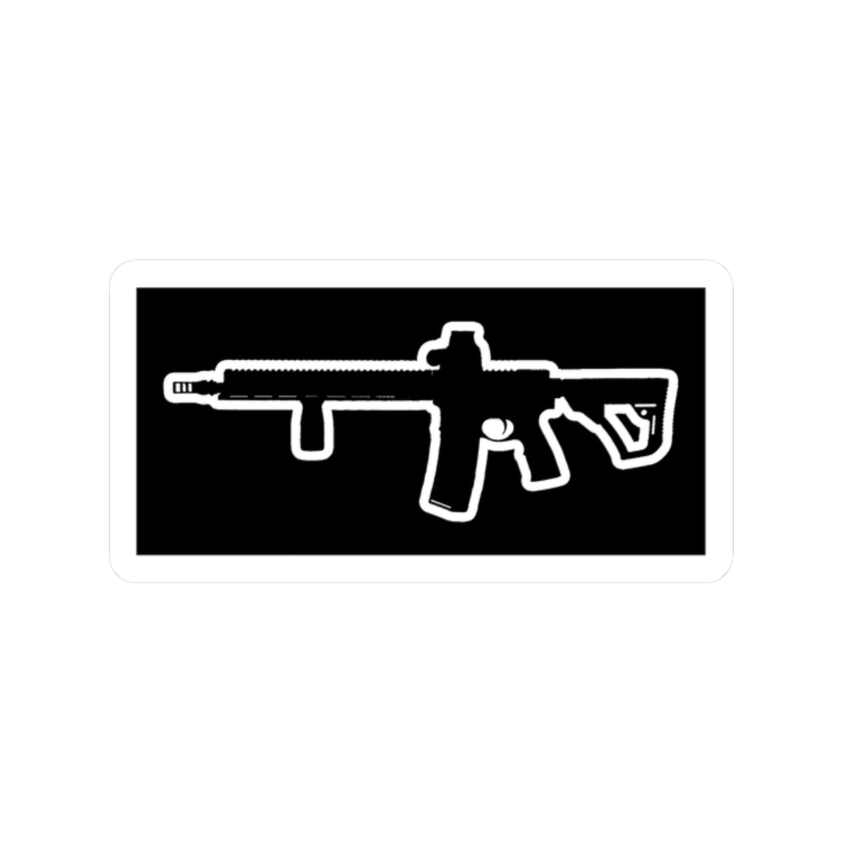 M4A1 Sticker | Black Tactical Gun Decal