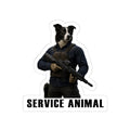 Service Animal Border Collie Sticker