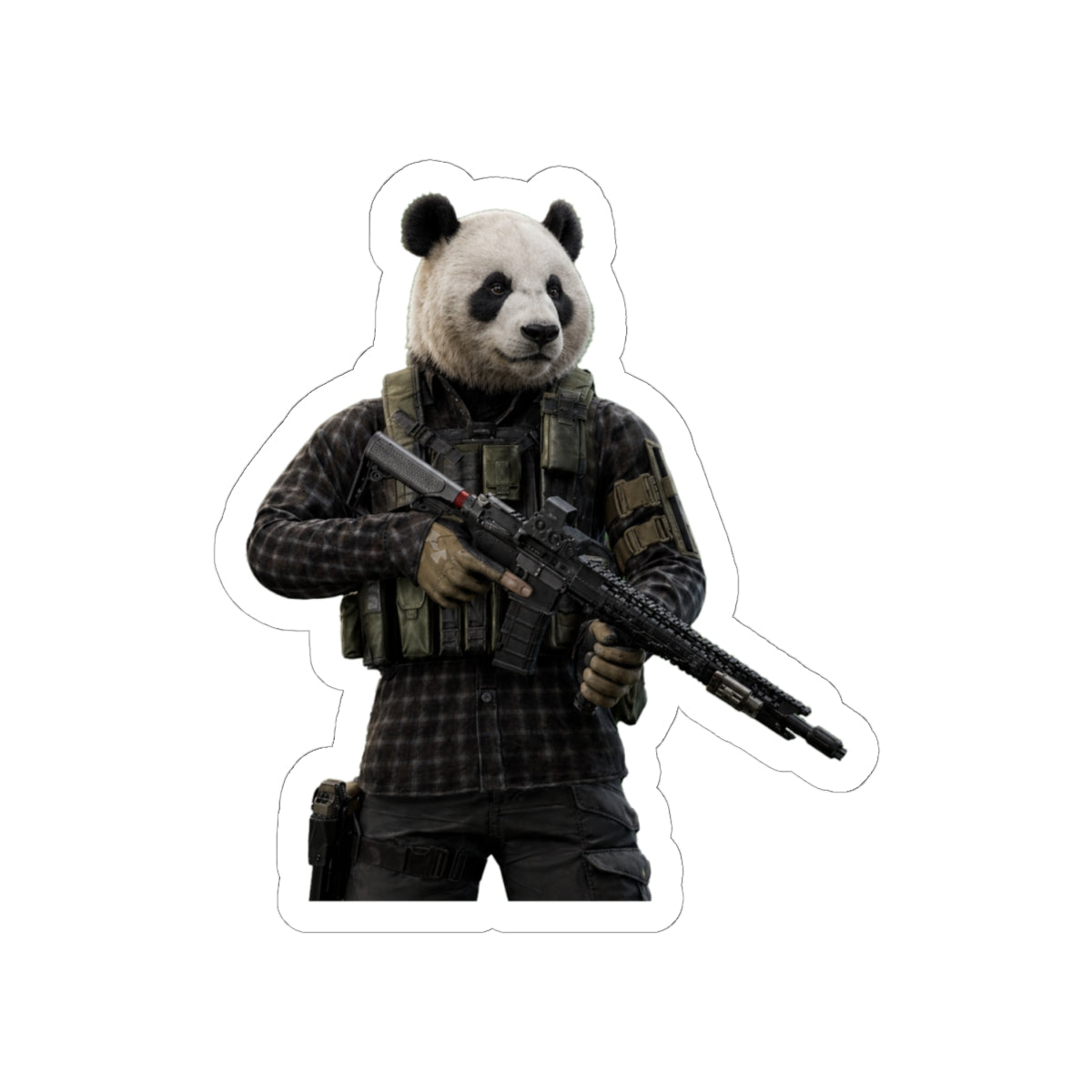 Panda Operative Sticker