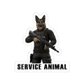 Service Animal German Shepherd Sticker