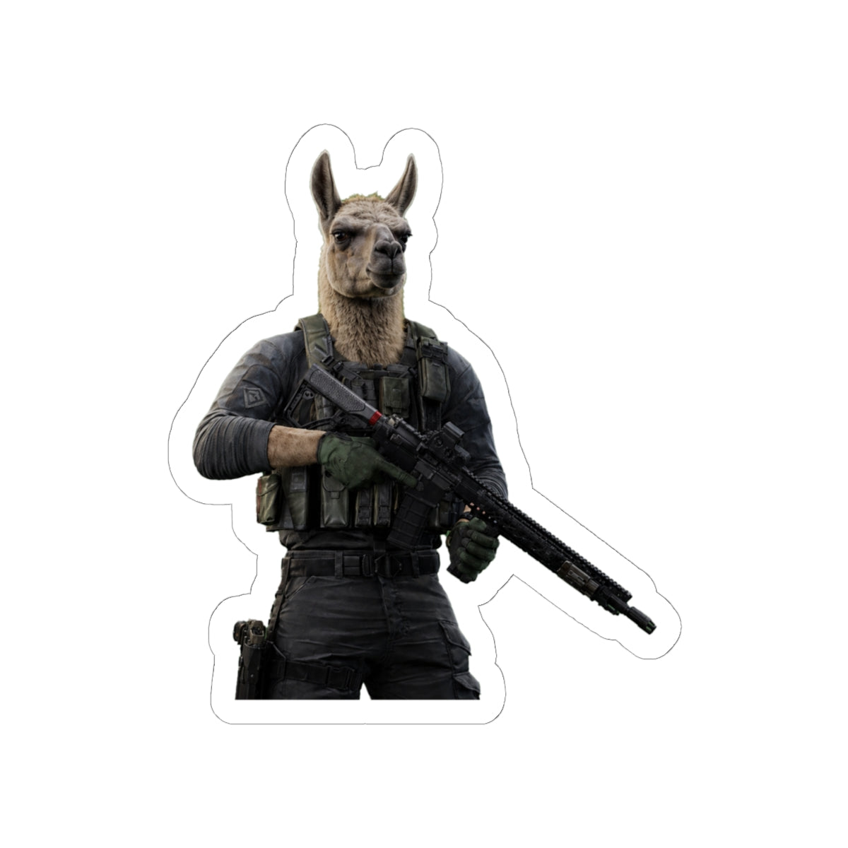 Llama Operative Sticker