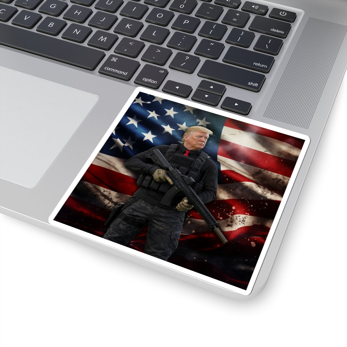 Operative #4547 Sticker with Flag