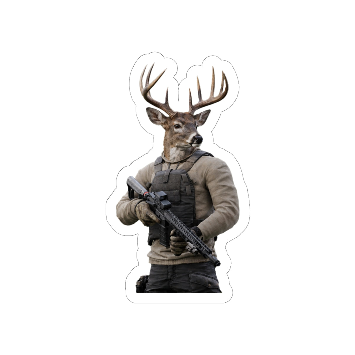 Deer Operative Sticker