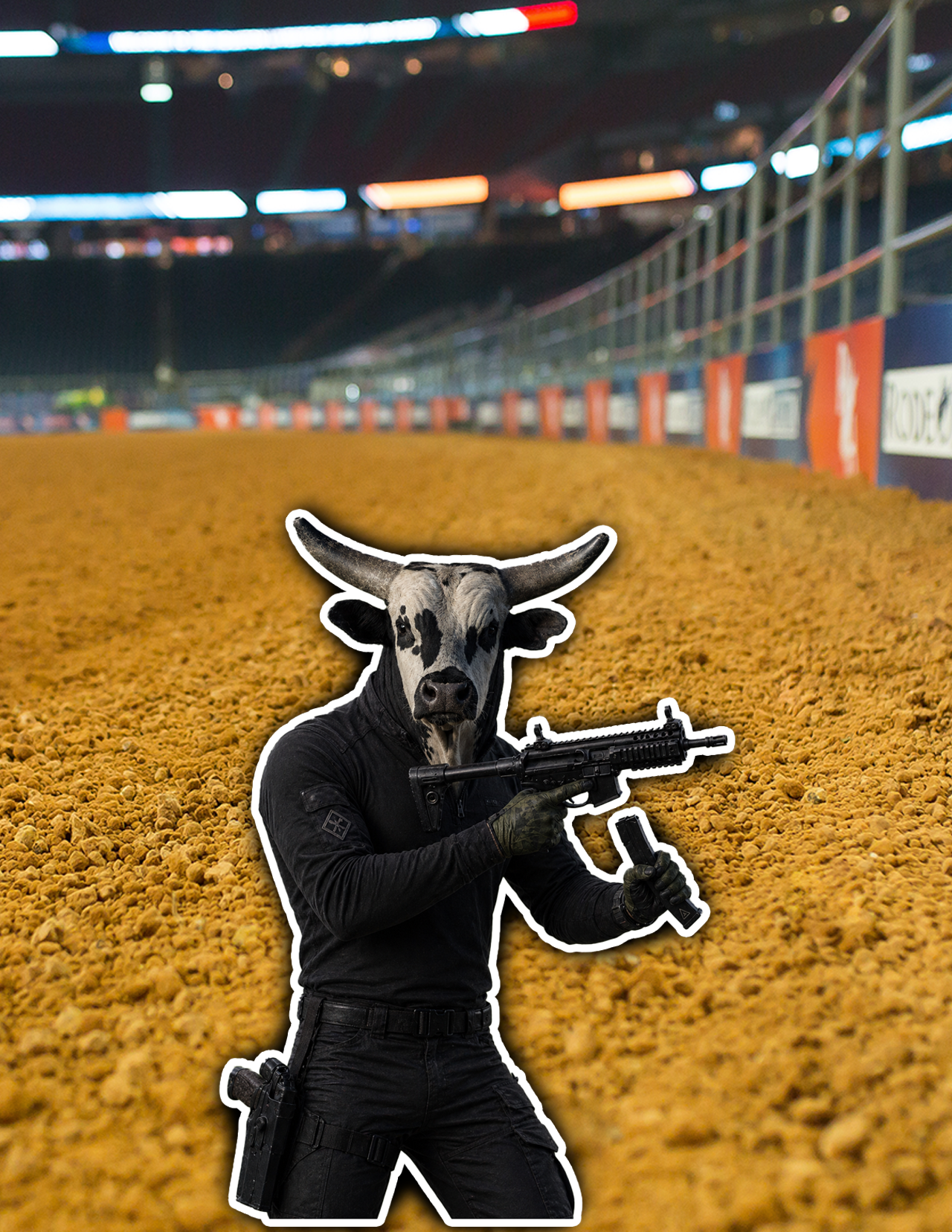 Bull Operative Sticker