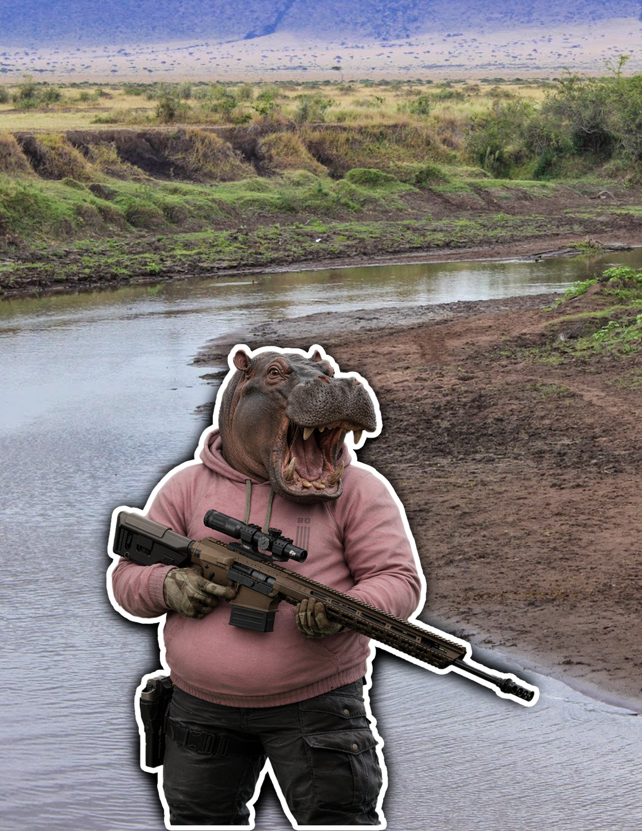 Hippo Operative Sticker