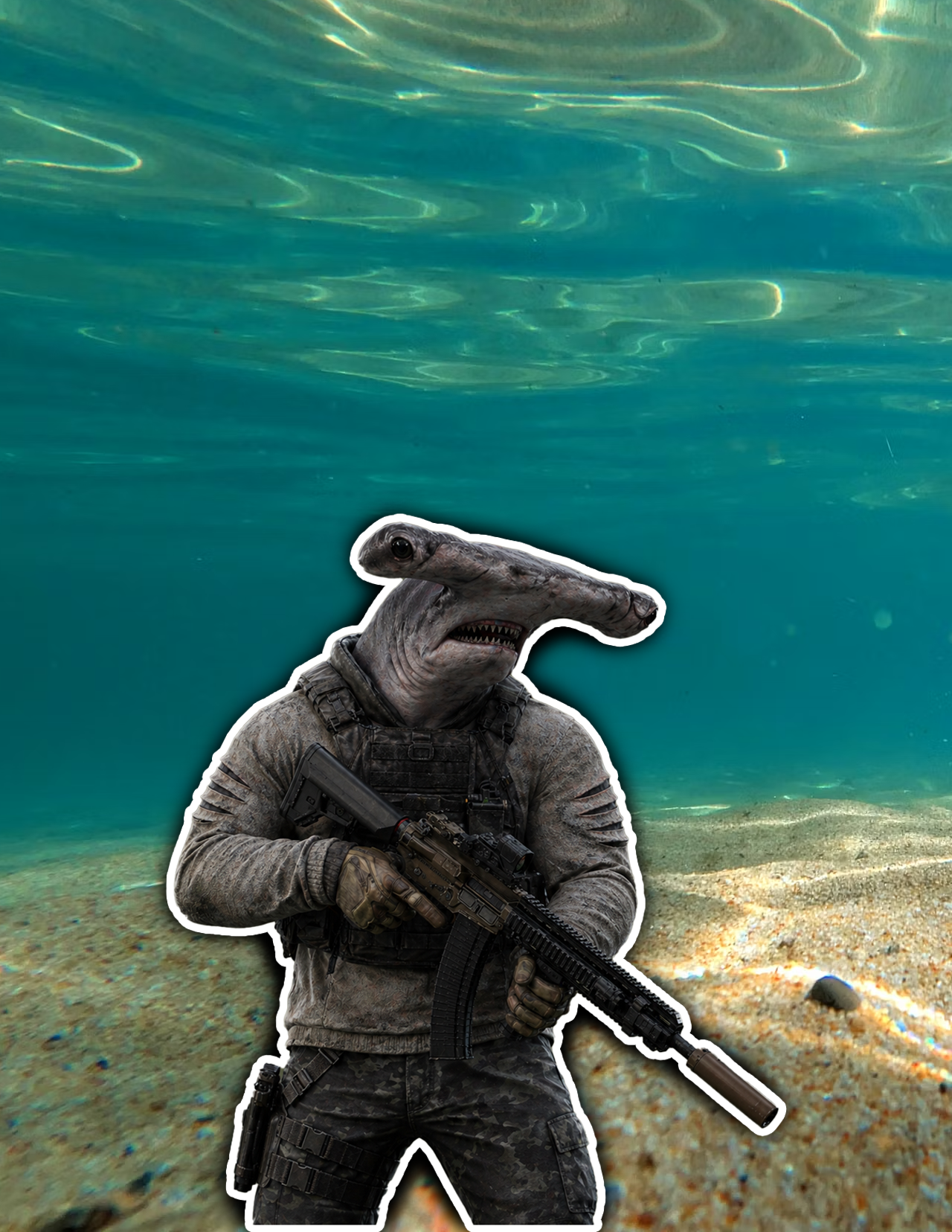 Hammerhead Operative Sticker