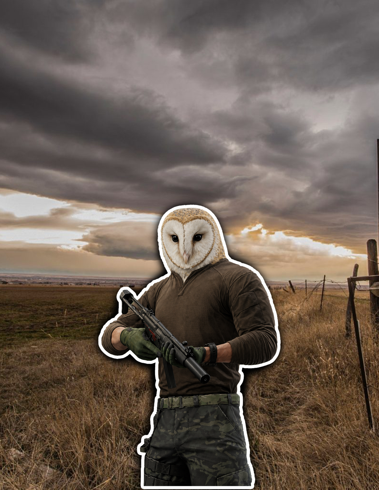 Owl Operative Sticker