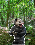 Opossum Operative Sticker