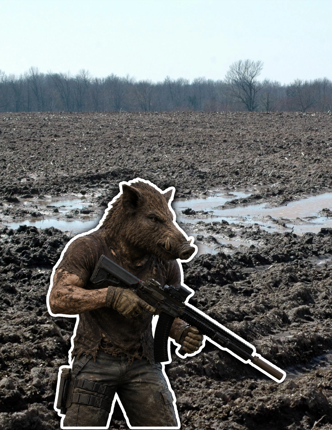 Hog Operative Sticker