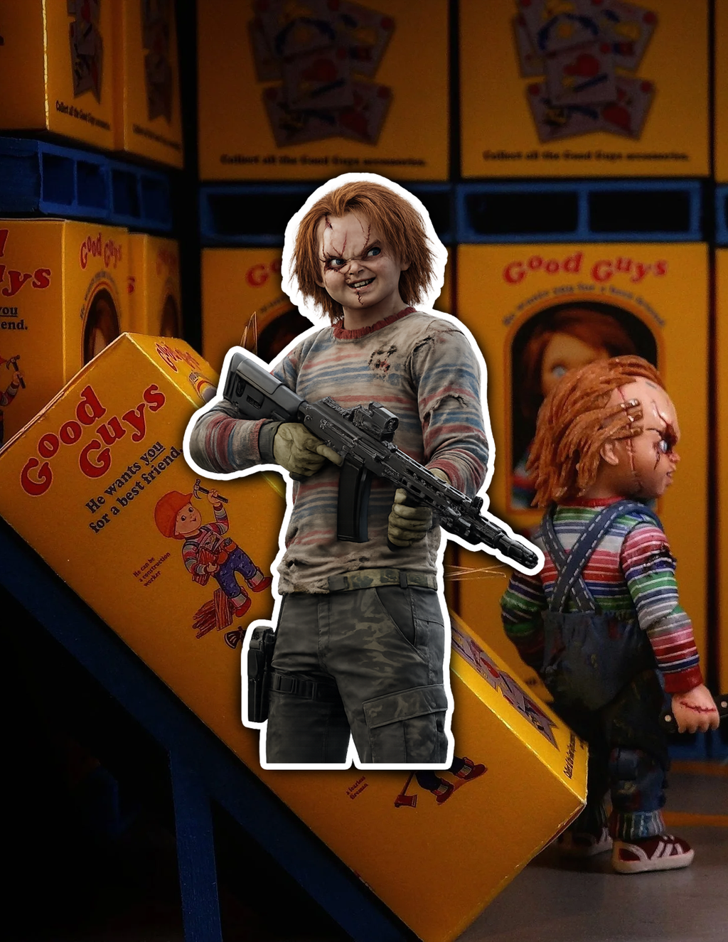 Chucky Operative Sticker