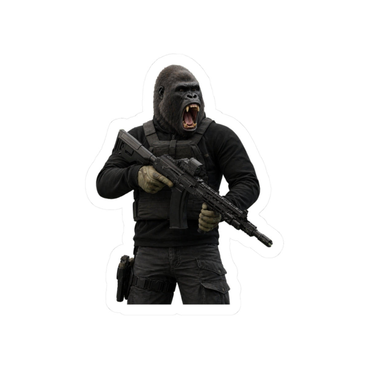Gorilla Operative Sticker