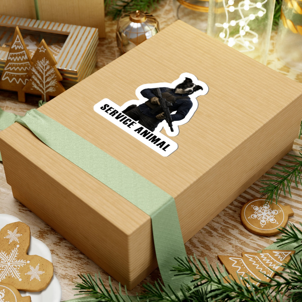 Service Animal Border Collie Sticker