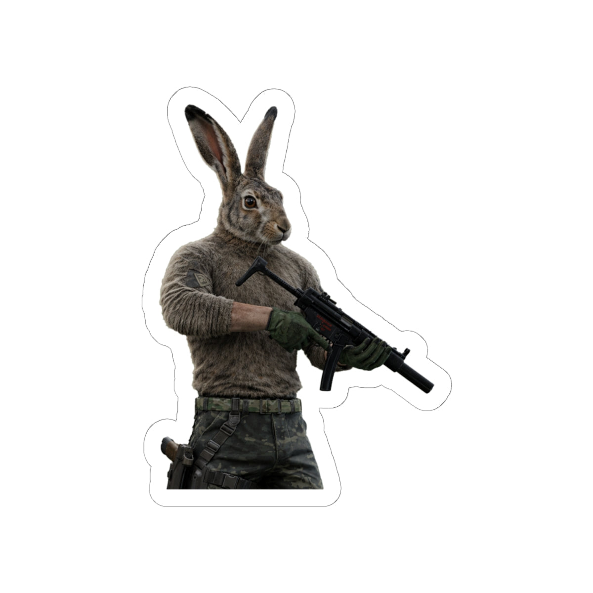 Rabbit Operative Sticker
