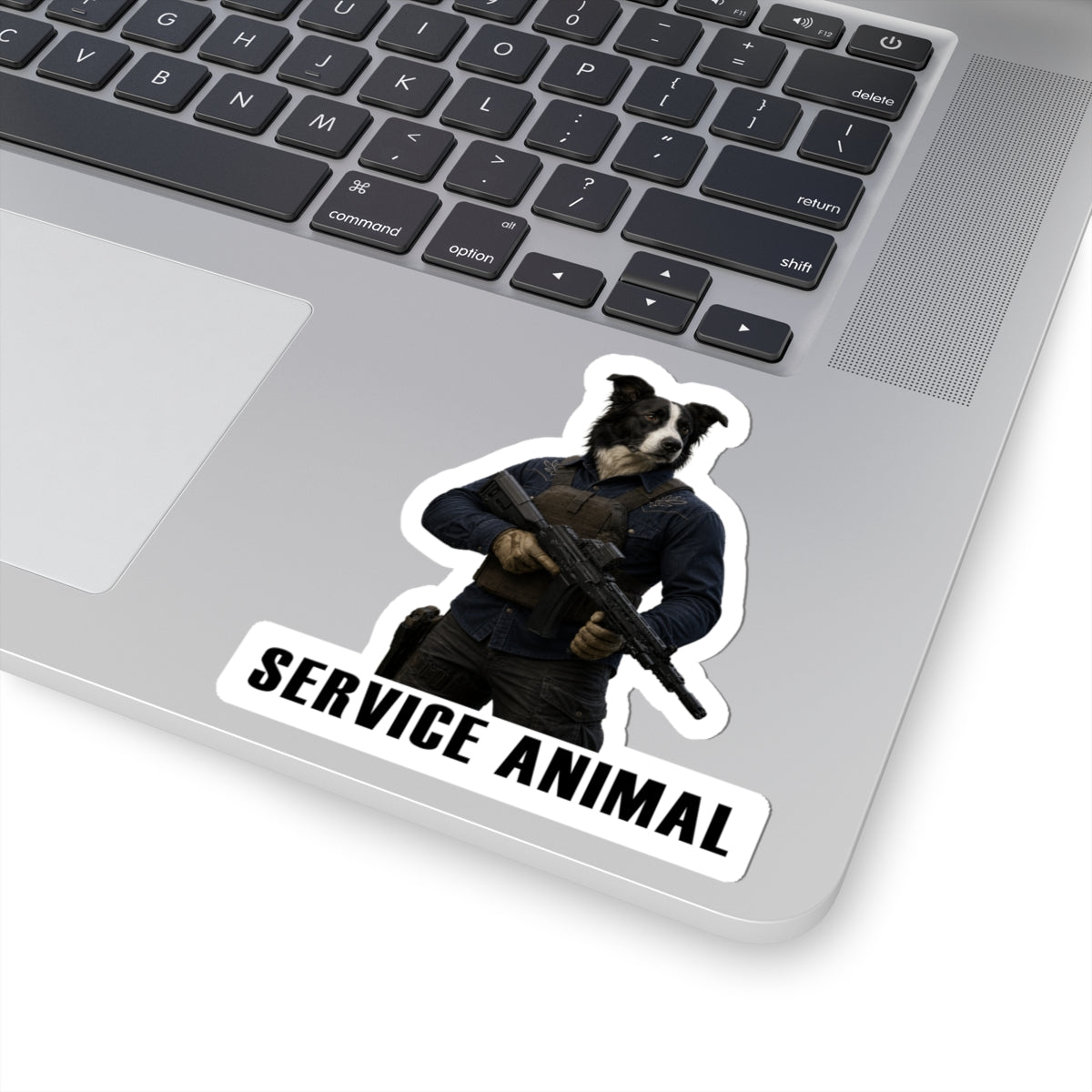 Service Animal Border Collie Sticker