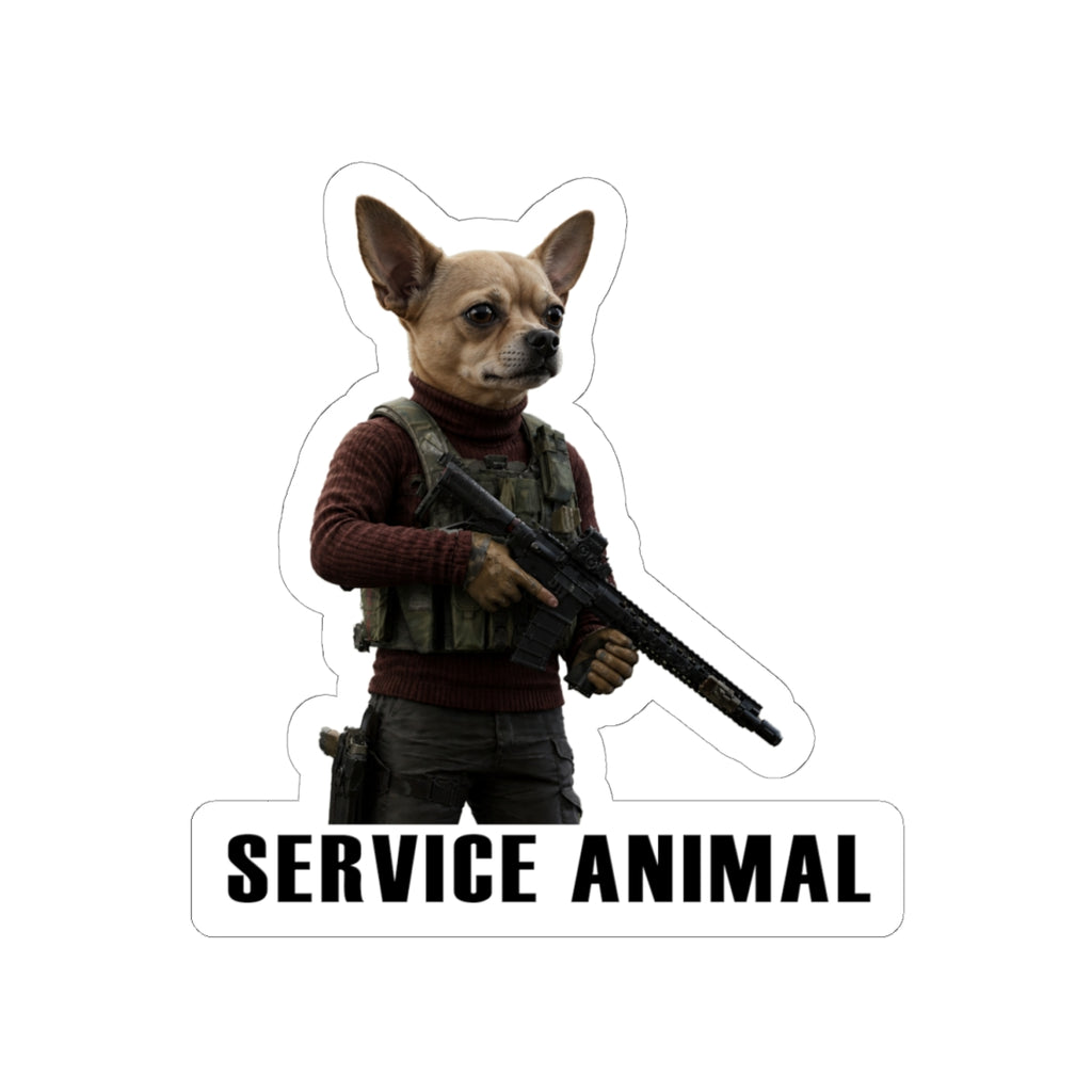 Service Animal Chihuahua Sticker
