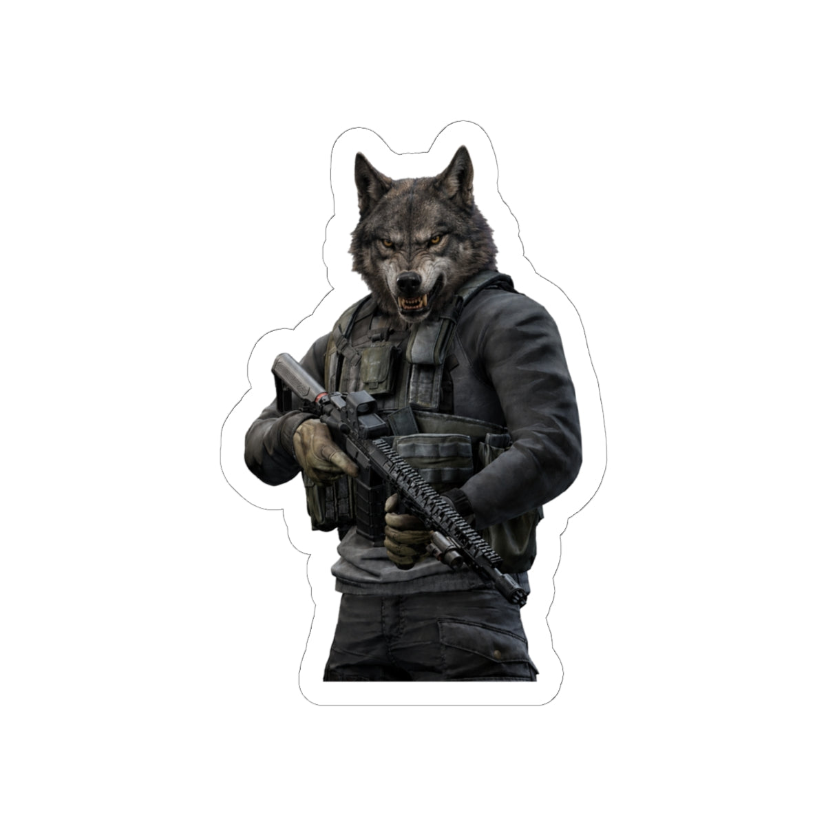 Wolf Operative Sticker