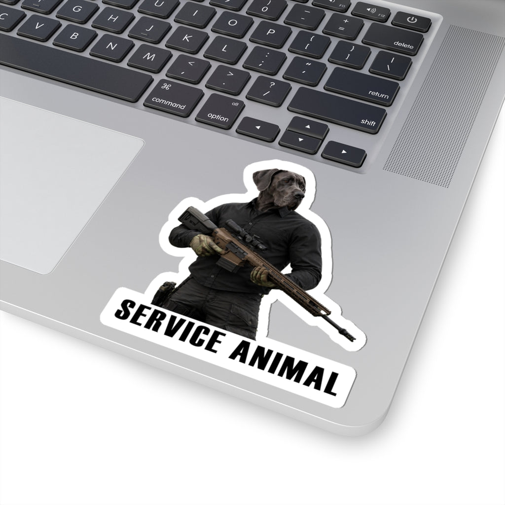 Service Animal Great Dane Sticker
