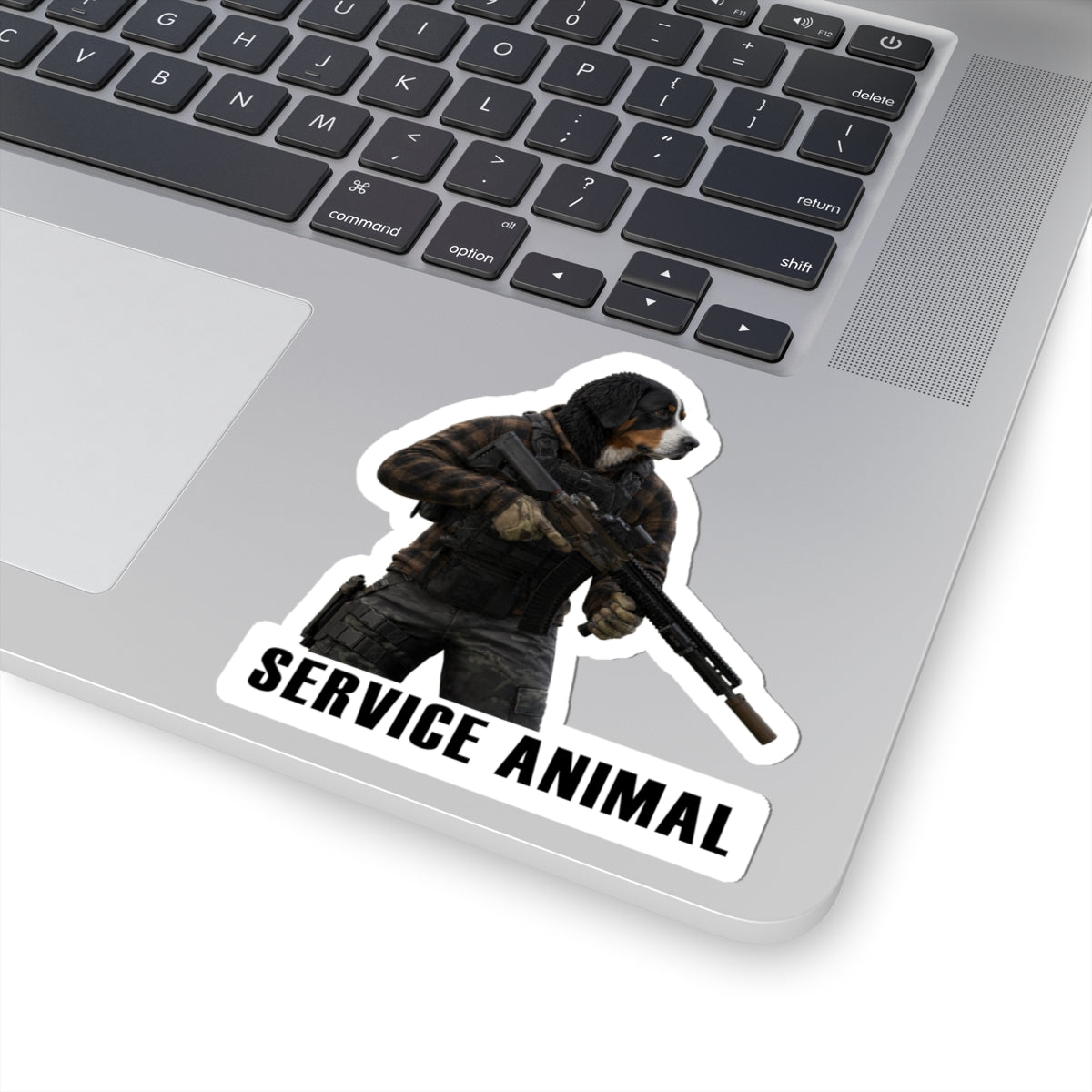 Service Animal Bernese Mountain Dog Sticker